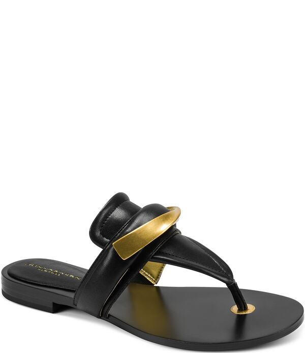 ダナキャラン レディース シューズ サンダル ベルベット Donna Karan Velvetwist Cuff Thong Sandals Black ブラック 27,820円