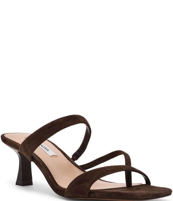 スティーブ マデン レディース シューズ サンダル スエード Steve Madden Ajay Suede Strappy Dresslide Sandals Brown ブラウン 26,850円