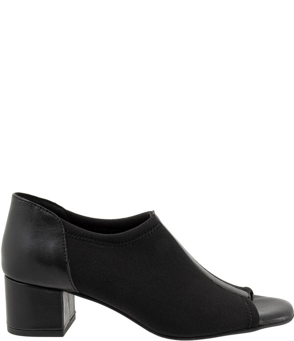 トロッターズ レディース シューズ パンプス ヒール Trotters Lennon Peep Toe Block Heel Pumps Black ブラック