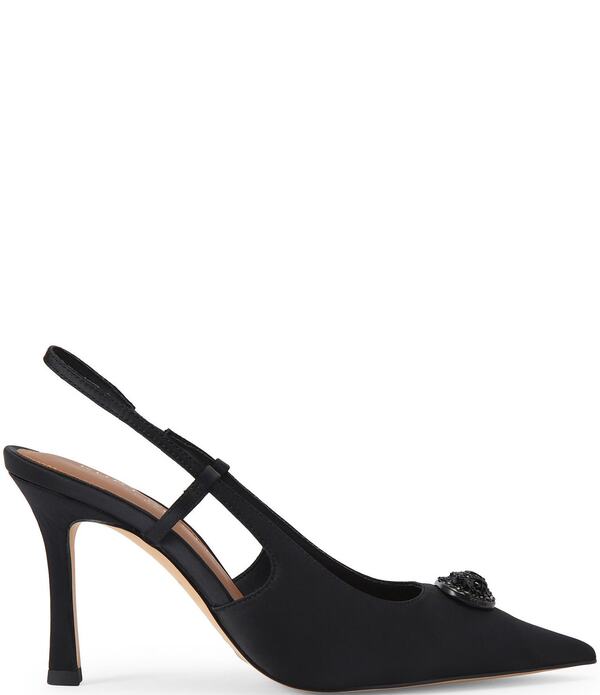 カートジェイガーロンドン レディース シューズ ヒール チェルシー Kurt Geiger London Chelsea Point Rhinestoneagle Slingback Pumps Black ブラック