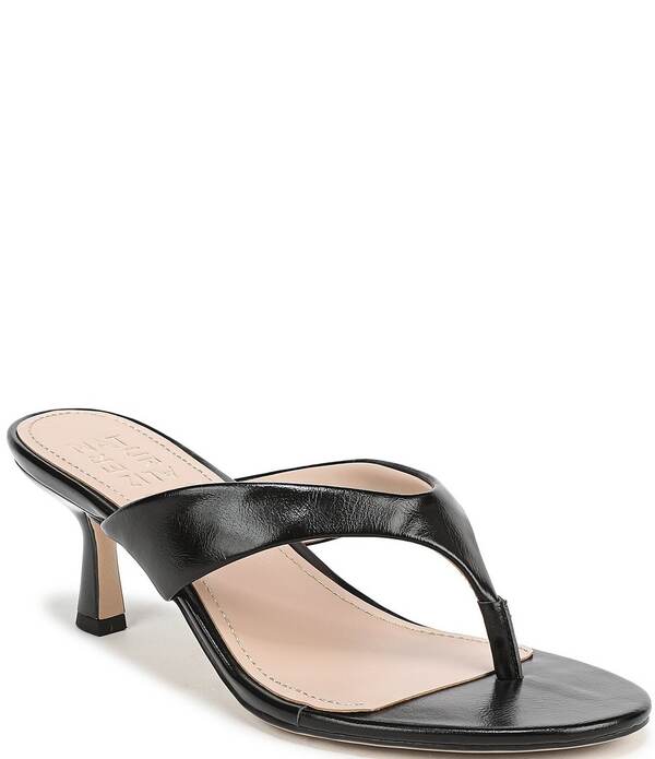 ナチュライザー レディース シューズ サンダル Naturalizer 27 EDITressa Crinkle Thong Stiletto Dressandals Black ブラック