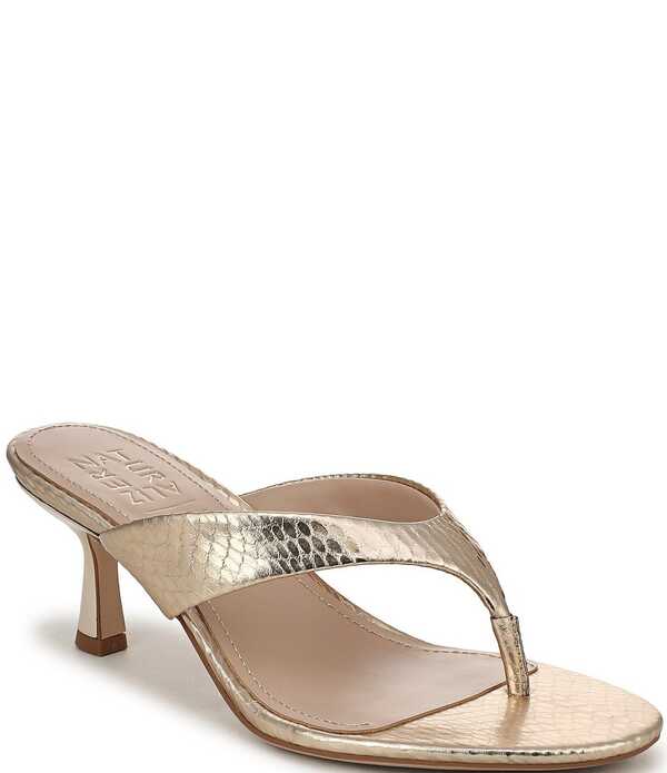 ナチュライザー レディース シューズ サンダル トール Naturalizer 27 EDITressa Embossed Metallic Thong Dressandals Light Champagne 三鞭酒 レディース靴-コンフォートサンダル-靴