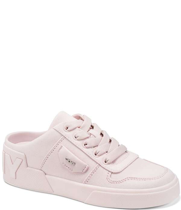 ダナキャラン レディース シューズ スニーカー DKNY by Donna Karan Murphy Canvas Mule Sneakers Light Pink ピンク