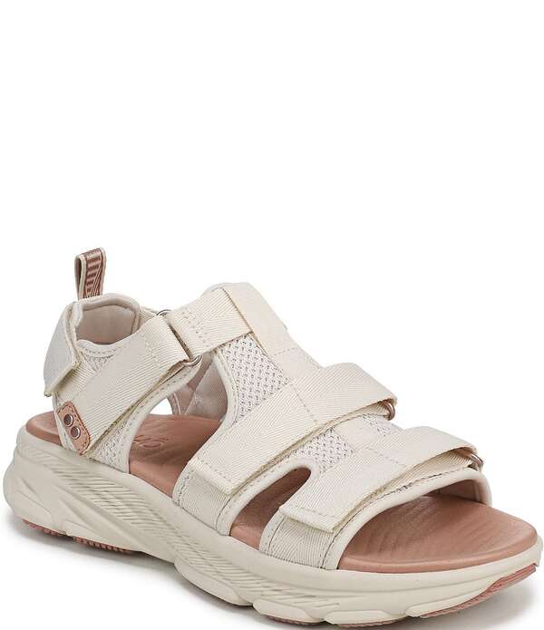 ライカ レディース シューズ サンダル Ryka Women's Devotion Max T-Strap Sandals Whitecap Beige ベージュ｜ReVida 店