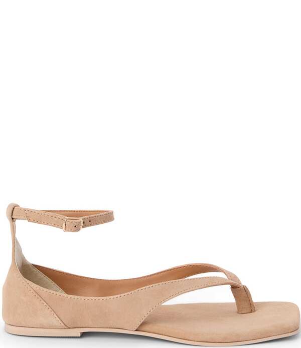 マチス レディース シューズ サンダル スエード アンクル Matisse Kerry Suede Ankle Strap Thong Sandals Tan タン