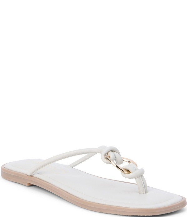 マチス レディース シューズ サンダル レザー Matisse Mission Leather Thong Flat Sandals Bone