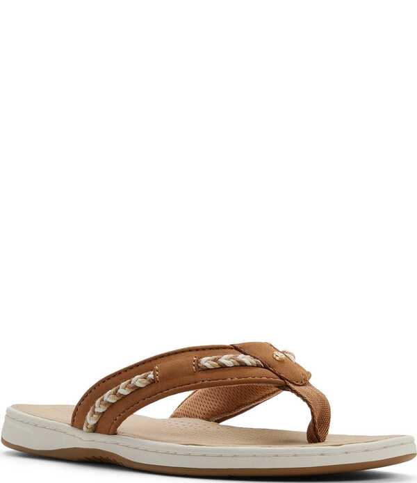 スペリー レディース シューズ パンプス Sperry Women'seafish 2 Braided Flip Flops Tan タン｜ReVida 店