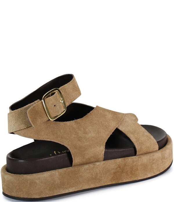 ディバトゥルー レディース シューズ サンダル プラットフォーム スエード Diba True Sugar Fix Suede Toe Looplatform Sandals Tan タン