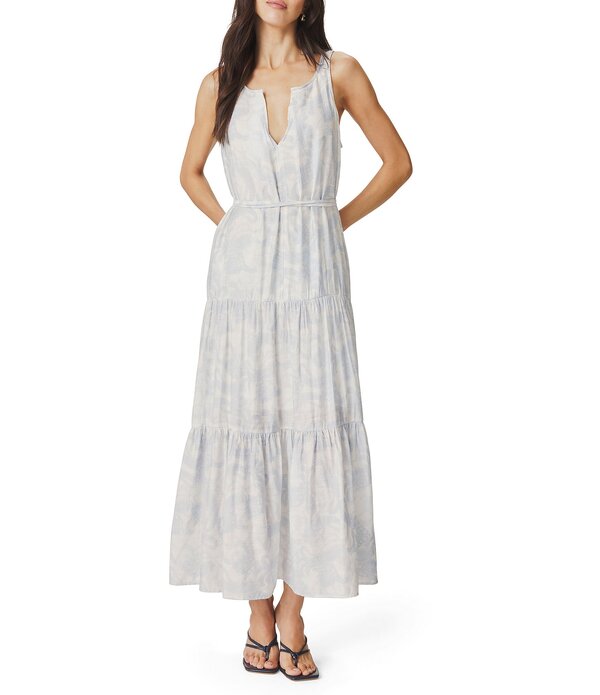 スプレンディット レディース トップス ワンピース Vネック A ライン プリント ノースリーブ マキシ Splendid Iris Paisley Print Split V-Neck Sleeveless A-Line Maxi Dress Antique Pearl Paisley パール 43,080円