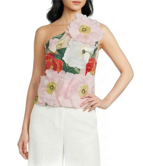 エリアット レディース トップス シャツ フラワー柄 フラワー ELLIATT Woven Solara Floral Top Red Pink Multi レッド｜ReVida 店