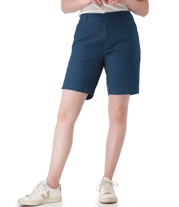 アベンチュラ レディース ボトムス ハーフパンツ・ショーツ ショートパンツ コットン Aventura Ballard Bermuda Soft Organicotton Mid Rise Shorts Gibraltar Sea|ReVida 店
