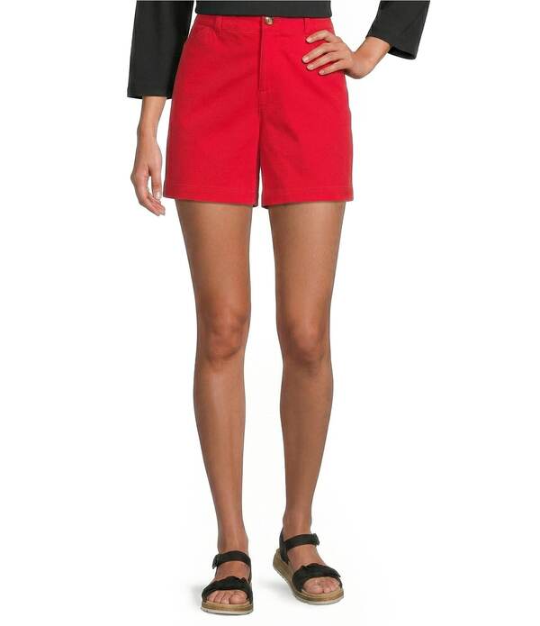 ウエストバウンド レディース ボトムス ハーフパンツ・ショーツ ショートパンツ Westbound High Rise Flat Front Shorts Racing Red レッド｜ReVida 店