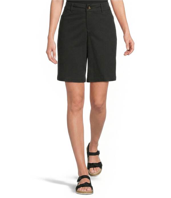 ウエストバウンド レディース ボトムス ハーフパンツ・ショーツ ショートパンツ Westbound Mid Rise Bermuda Shorts Black ブラック|ReVida 店