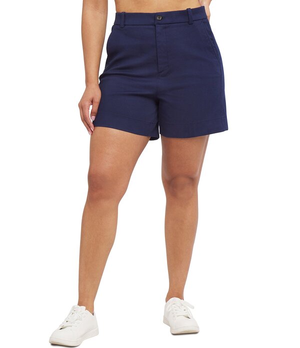 スパンク レディース ボトムス ハーフパンツ・ショーツ ショートパンツ SPANXsupersmooth Stretch Twill 5 Shorts Timeless Navy ネイビー|ReVida 店