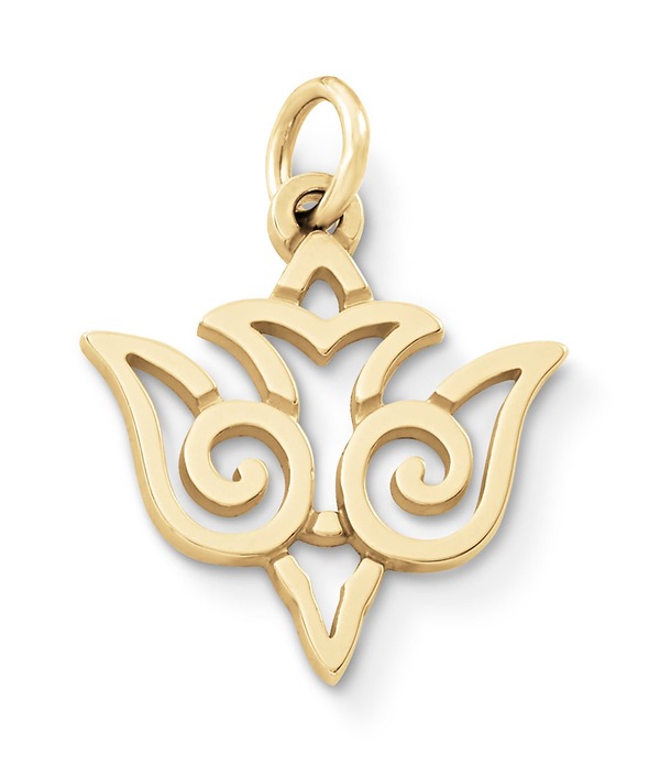 ジェームズ エイヴリー レディース アクセサリー ネックレス・チョーカー・ペンダントトップ James Avery 14K Open Dove Charm 14K Gold ゴールド|ReVida 店