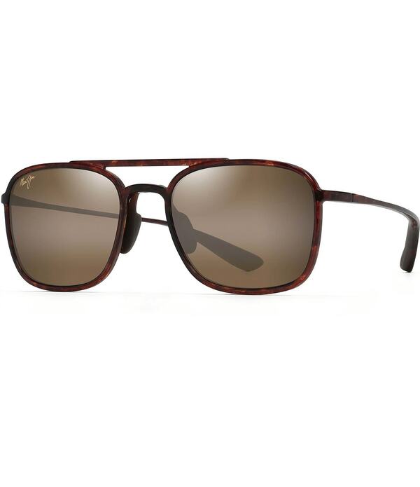 マウイ体育館 レディース 佩び物 サングラス・アイウェア 足し加える大きさ Maui Jim Unisex Keokea 55粍 PolarizedPlus 2 Aviator Sunglasses Tortoise