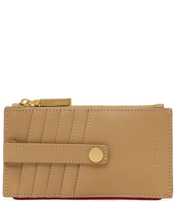 ハミット レディース 付属品 紙入れ Hammitt 210 West Gold Hardware Card Holder Toast Sand/Brushed Gold 沙子