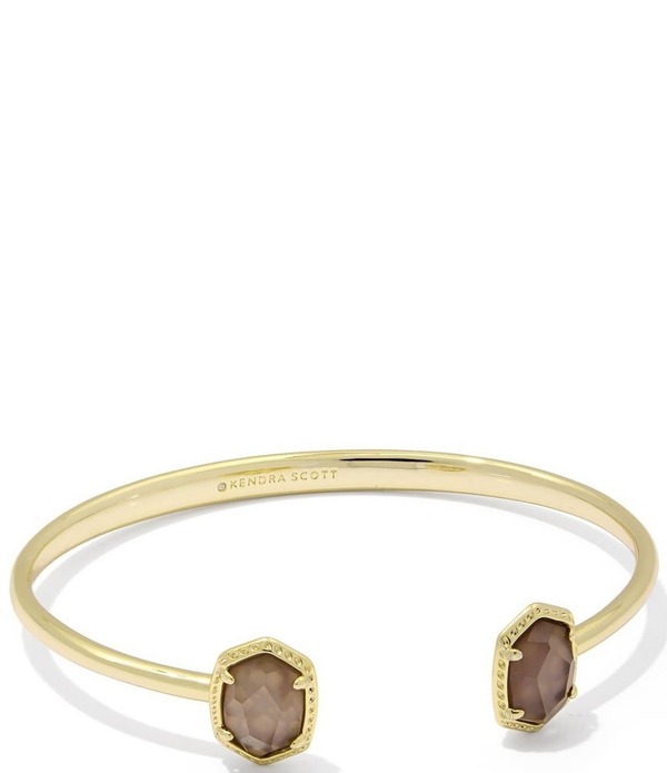 ケンドラスコット レディース アクセサリー ブレスレット・バングル・アンクレット Kendra Scott Daphne Frame Cuff Bracelet Gold Taupe Mother Of Pearl パール｜ReVida 店