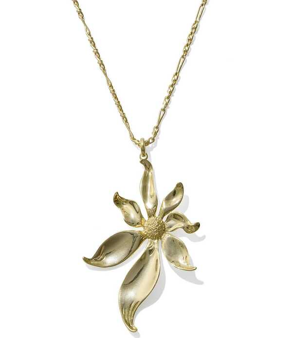 ケンドラスコット レディース アクセサリー ネックレス・チョーカー レース Kendra Scott Anya Flower Long Pendant Necklace Gold ゴールド|ReVida 店