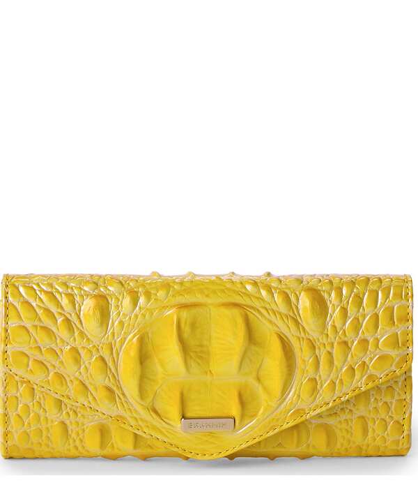 ブランミン レディース 付属品 紙入れ BRAHMIN Vivid Yellow Melbourne Veronica Wallet Vivid Yellow 黄色