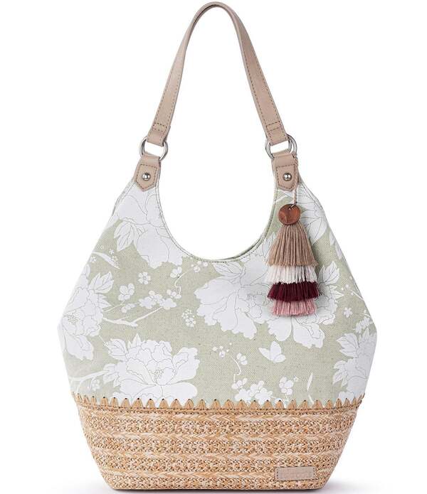 ザサック レディース バッグ フラワー柄 フラワー The Sak Roma Floral Expandable Shoulder Bag Natural Wild Fleur｜ReVida 店 23,616円