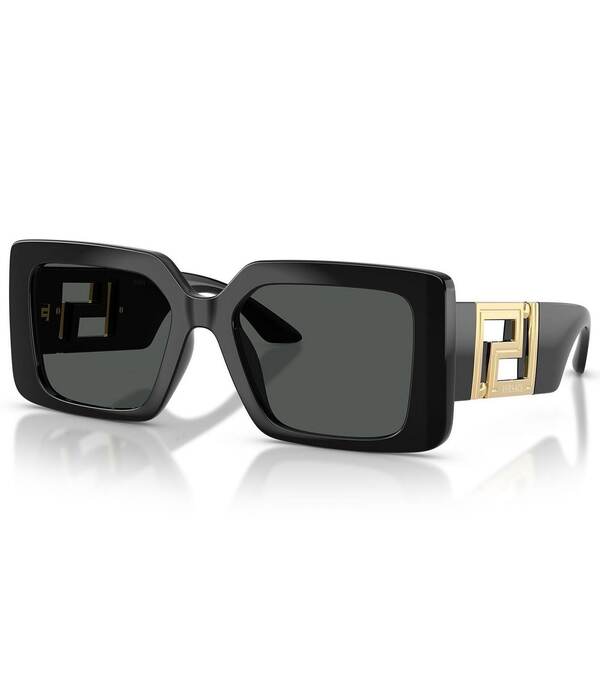 ヴェルサーチ レディース 付属物 サングラス・アイウェア Versace Women\u0027s VE4505U 55粍 Square Sunglasses Black 黒いこと