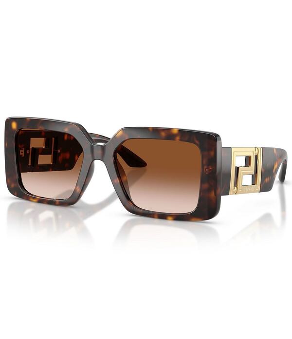 ヴェルサーチ レディース 付属物 サングラス・アイウェア Versace Women\u0027s VE4505U 55粍 Square Sunglasses Havana