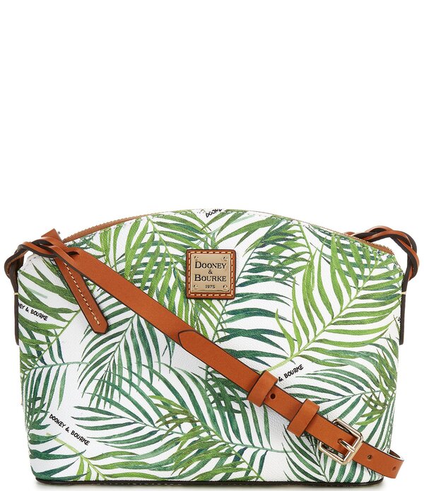 ドーネイアンドバーク レディース バッグ Dooney & Bourke Siesta Key Penny Palm Leaf Crossbody Bag White ホワイト