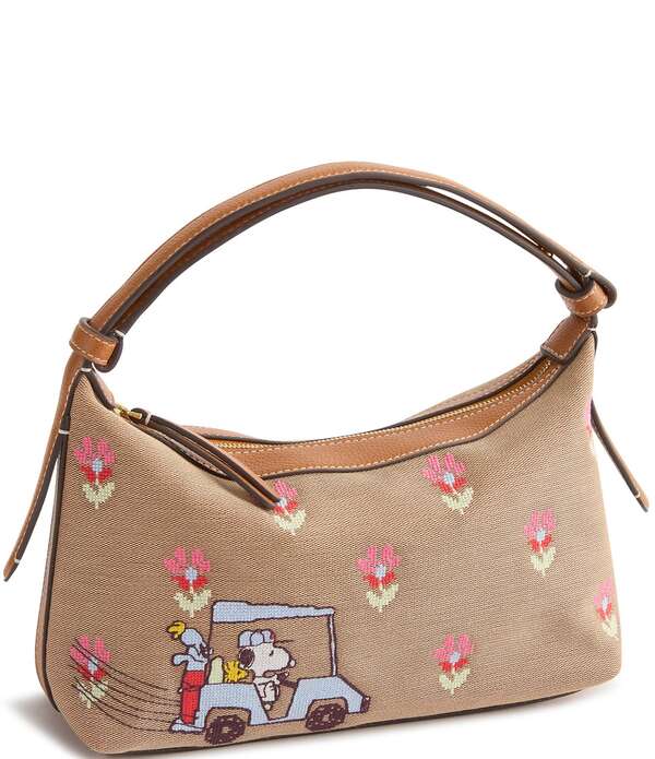 ベラブラッドロバート・エドワード・リー レディース 御徒面子 御花柄 御花 Vera Bradley x Peanuts Country Club Floral Roxbury Crescent Shoulder Bag Country Club Floral