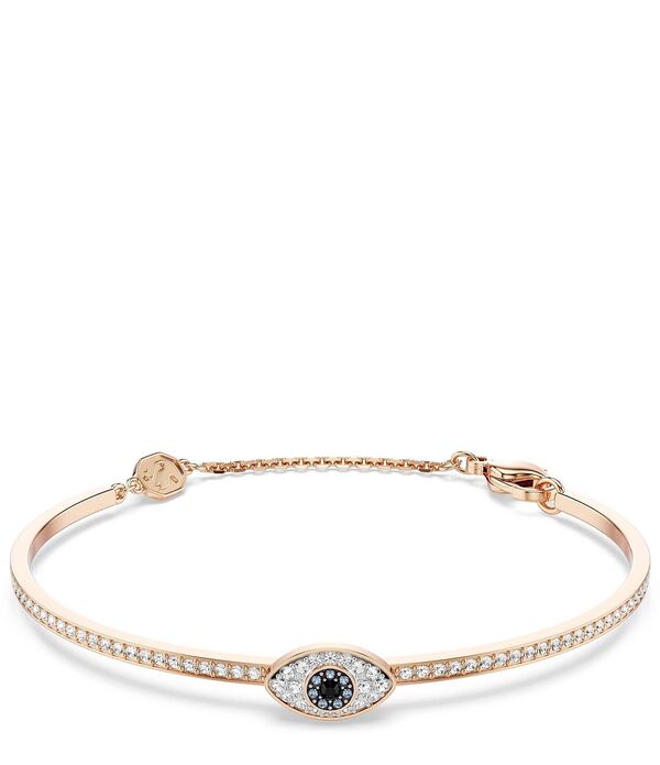 スワロフスキー レディース アクセサリー ブレスレット・バングル・アンクレット Swarovski Symbolica Multicolored Crystal Evil Eye Bangle Bracelet Rose Gold ゴールド｜ReVida 店 29,120円