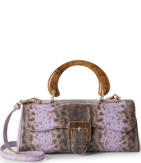 ブランミン レディース バッグ BRAHMIN Cassatt Collection Ombre Snake Dayan Satchel Bag Sheer Lavender ラベンダー 66,990円