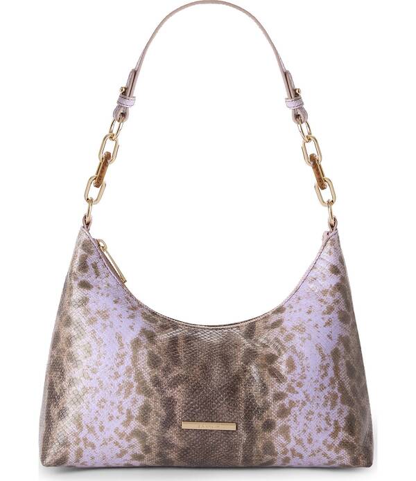 ブランミン レディース バッグ BRAHMIN Cassatt Collection Ombre Snakembossed Olivia Shoulder Bag Sheer Lavender ラベンダー｜ReVida 店