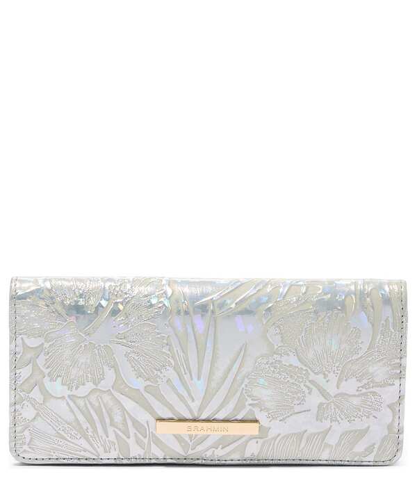 ブランミン レディース 付属品 紙入れ BRAHMIN Serenade Collection Silver Ady Wallet Silver しろがね色