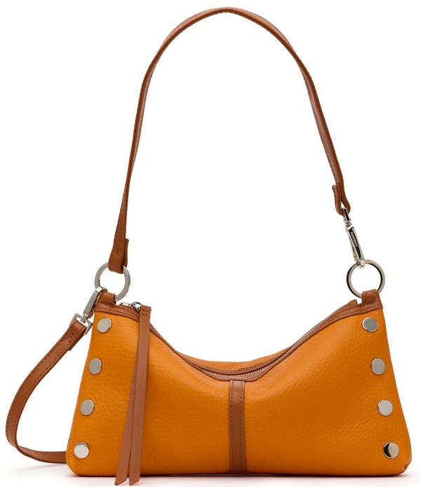ハミット レディース バッグ コントラスト Hammitt Kyle Contrastrim Shoulder Crossbody Bag Tangerine/Silver タンジェリン