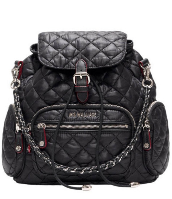 エムジーウォレス レディース 御徒面子 うしろ側容器に並べる・背嚢 ミニ MZ Wallace Mini Crosby Backpack Black 黒いこと