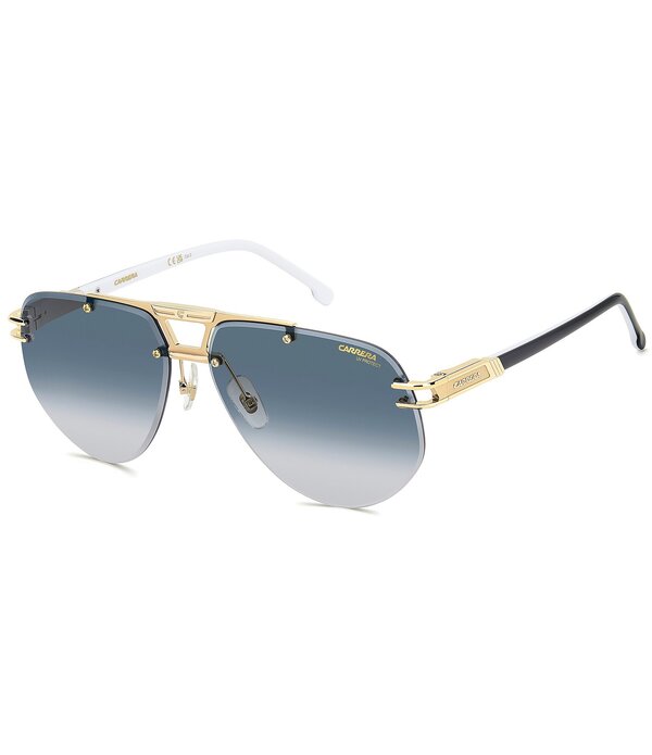 カレーナ レディース 付属物 サングラス・アイウェア Carrera Men\u0027s CA1087 63粍 Aviator Sunglasses Black White/Dark Blue 白いこと