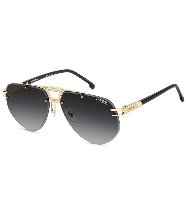 カレーナ レディース 付属物 サングラス・アイウェア Carrera Men\u0027s CA1087 63粍 Aviator Sunglasses Gold Black/Dark Gray 黒いこと