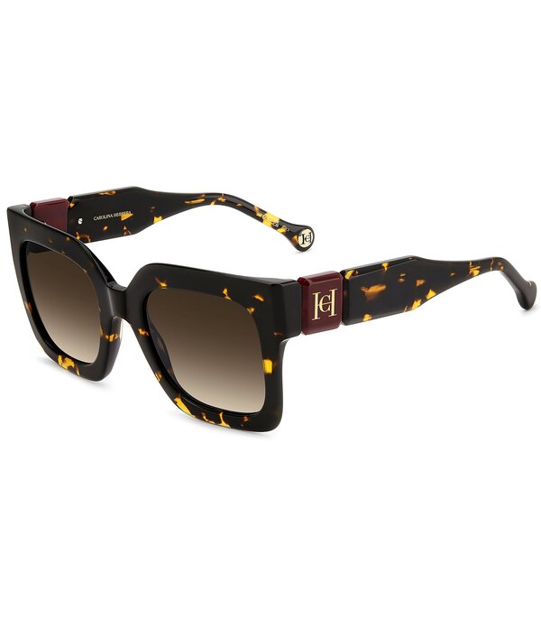 キャロライナヘレラ レディース 付属物 サングラス・アイウェア Carolina Herrera Women\u0027s HER 0369 52粍 Geometric Sunglasses Tortoise