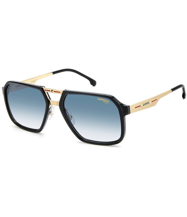 カレーナ レディース 付属物 サングラス・アイウェア Carrera Men\u0027s Victory C 27 59粍 Aviator Sunglasses Black Gold/Dark Blue 黒いこと