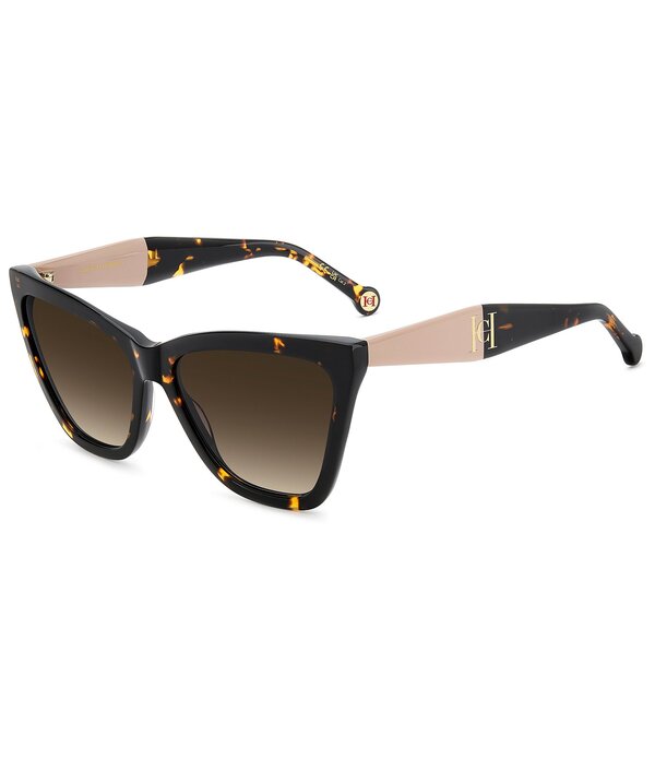 キャロライナヘレラ レディース 付属物 サングラス・アイウェア Carolina Herrera Women\u0027s HER0374/S 59粍 Cat Eye Sunglasses Havana