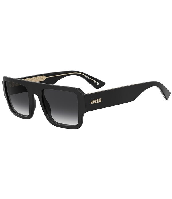 モスキーノ レディース 付属物 サングラス・アイウェア Moschino Unisex MOS213/S 54粍 Square Sunglasses Black 黒いこと