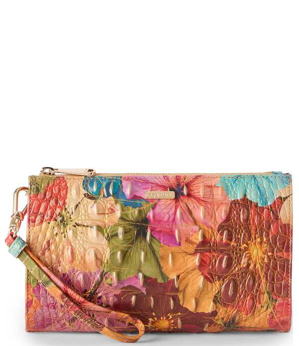 ブランミン レディース 付属品 紙入れ BRAHMIN Florita Melbourne Collection Daisy Wristlet Florita