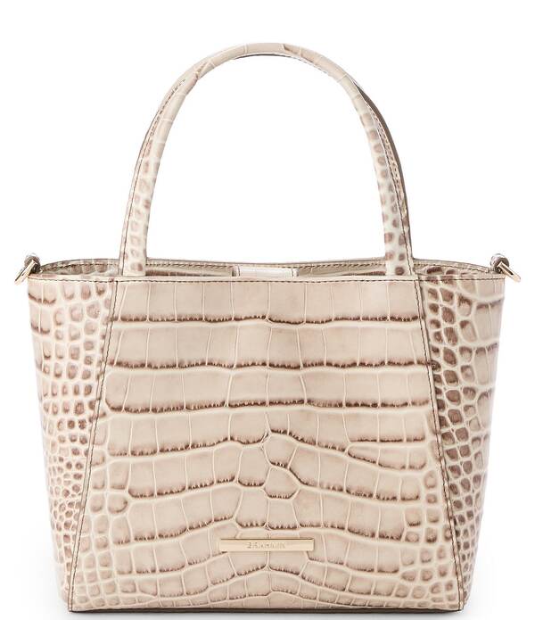 ブランミン レディース バッグ BRAHMIN Alba Collection Small Mona Tote Bag Warm Gray グレー