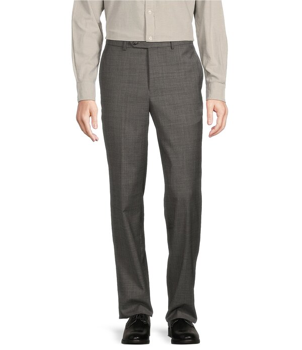 ダニエル クレミュ メンズ ボトムス 心地よいズボン下 Cremieux Modern Fit Solidress Pants Grey 薄墨色