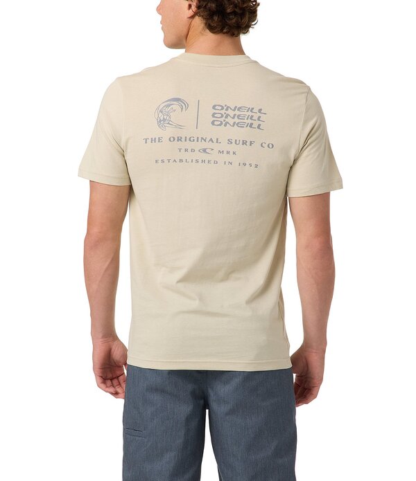 オニール メンズ トップス プルオーバー ロゴタイプ O\u0027Neill Offset Logo Short Sleeve T-Shirt Light Khaki カーキ