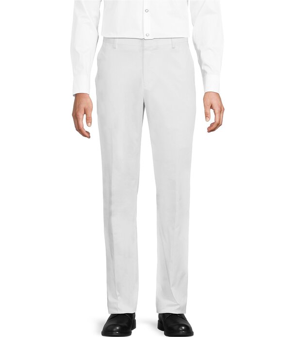 ムラノ メンズ ボトムス 心地よいズボン下 か細い填まる プルオーバー 旗がしら Murano Thevent Capsule Alex Slim Fit Sateen Suit Separates Dress Pants White 白いこと
