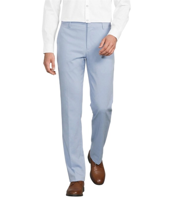 ムラノ メンズ ボトムス 心地よいズボン下 か細い填まる プルオーバー 旗がしら Murano Thevent Capsule Alex Slim Fit Sateen Suit Separates Dress Pants Light Periwinkle