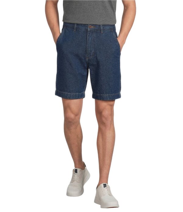 ラウンドトゥリーアンドヨーク メンズ ボトムス ハーフパンツ・ショーツ ショートパンツ デニム Roundtree \u0026 Yorke Classic Fit Mid Rise 8 Denim Shorts Medium Indigo インディゴ