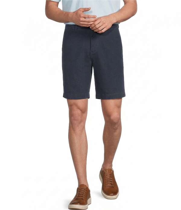 ダニエル クレミュ メンズ ボトムス ハーフパンツ・ショーツ ショートパンツ Cremieux Blue Label Madison Flat Front Garment Dyed 8 Inseam Shorts Indigo インディゴ|ReVida 店