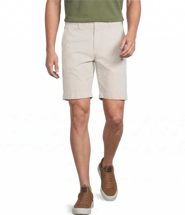 ダニエル クレミュ メンズ ボトムス ハーフパンツ・ショーツ ショートパンツ Cremieux Blue Label Madison Flat Front Garment Dyed 8 Inseam Shorts Perfect Stone ストーン|ReVida 店